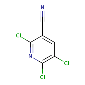 N#Cc1cc(Cl)c(nc1Cl)Cl
