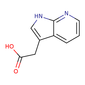 OC(=O)Cc1c[nH]c2c1cccn2
