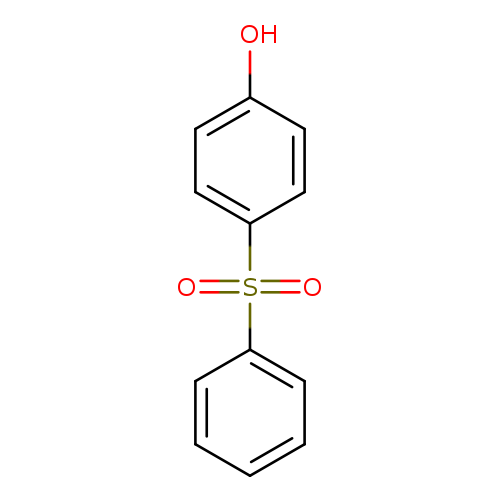 Oc1ccc(cc1)S(=O)(=O)c1ccccc1