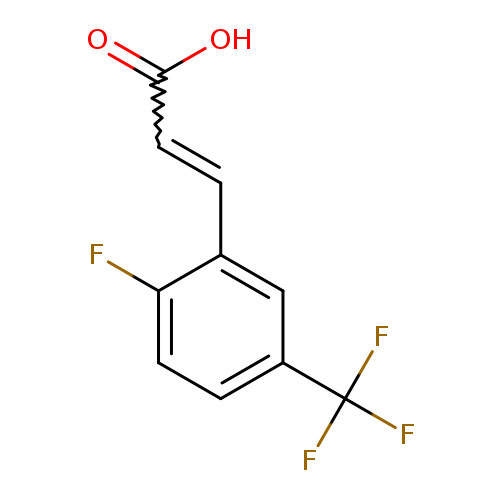 OC(=O)C=Cc1cc(ccc1F)C(F)(F)F