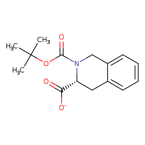 O=C(N1Cc2ccccc2C[C@@H]1C(=O)[O-])OC(C)(C)C
