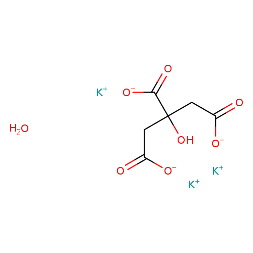 [O-]C(=O)C(CC(=O)[O-])(CC(=O)[O-])O.[K+].[K+].[K+].O