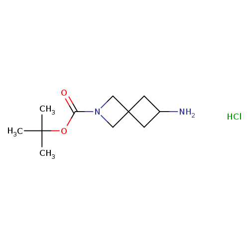 NC1CC2(C1)CN(C2)C(=O)OC(C)(C)C.Cl