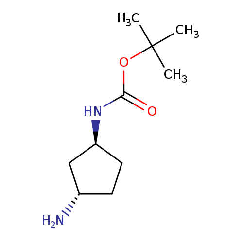 N[C@H]1CC[C@@H](C1)NC(=O)OC(C)(C)C