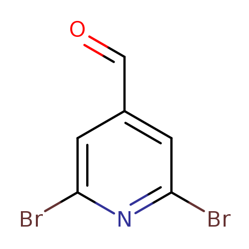O=Cc1cc(Br)nc(c1)Br