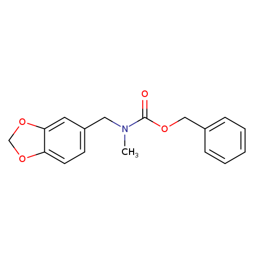 O=C(N(Cc1ccc2c(c1)OCO2)C)OCc1ccccc1