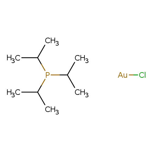 CC(P(C(C)C)C(C)C)C.[Au]Cl