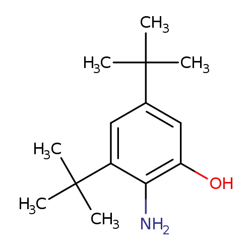 Oc1cc(cc(c1N)C(C)(C)C)C(C)(C)C