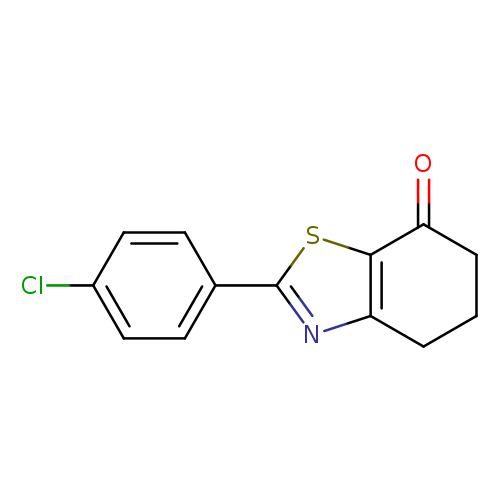 Clc1ccc(cc1)c1nc2c(s1)C(=O)CCC2