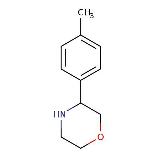 Cc1ccc(cc1)C1NCCOC1