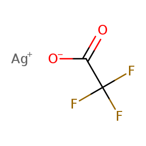 [O-]C(=O)C(F)(F)F.[Ag+]