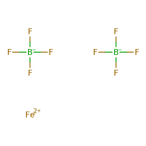 F[B-](F)(F)F.F[B-](F)(F)F.[Fe+2]