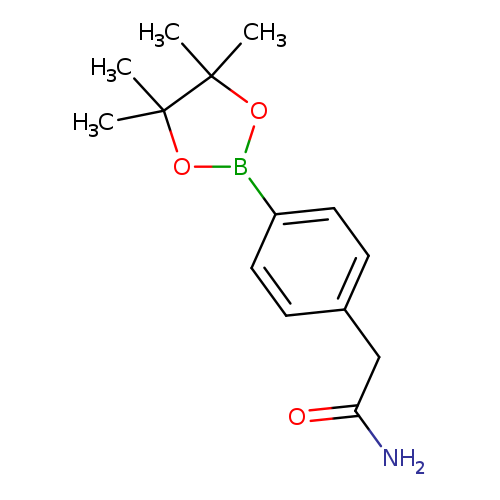 NC(=O)Cc1ccc(cc1)B1OC(C(O1)(C)C)(C)C