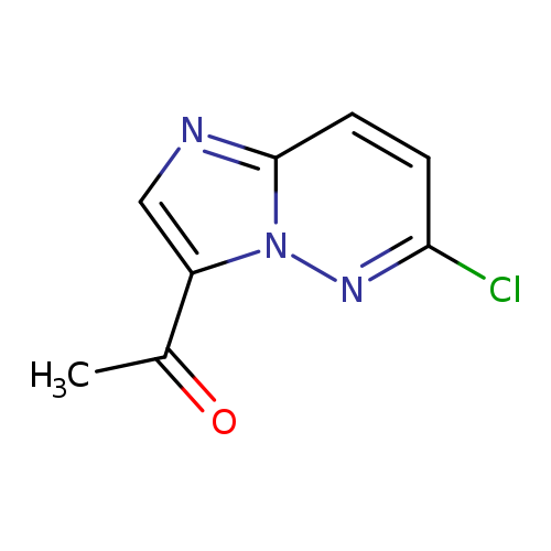 Clc1ccc2n(n1)c(cn2)C(=O)C