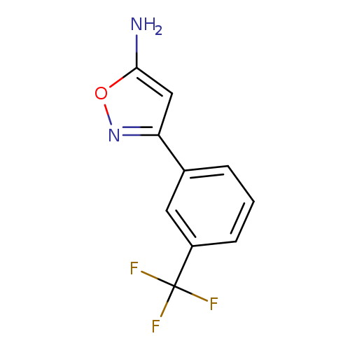 Nc1onc(c1)c1cccc(c1)C(F)(F)F