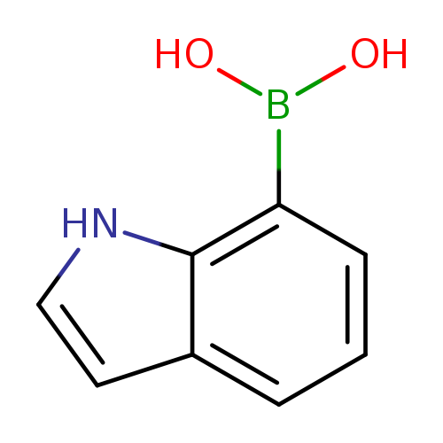 OB(c1cccc2c1[nH]cc2)O