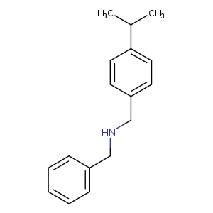 CC(c1ccc(cc1)CNCc1ccccc1)C