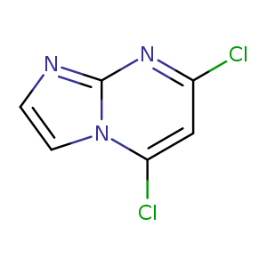 Clc1cc(Cl)n2c(n1)ncc2