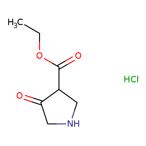CCOC(=O)C1CNCC1=O.Cl
