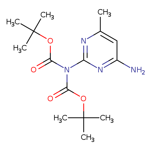 Cc1cc(N)nc(n1)N(C(=O)OC(C)(C)C)C(=O)OC(C)(C)C