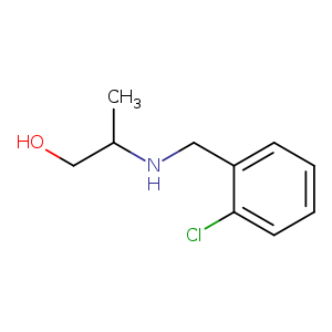 OCC(NCc1ccccc1Cl)C
