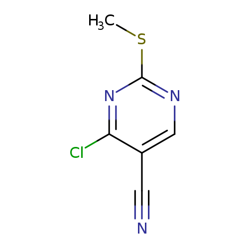 CSc1ncc(c(n1)Cl)C#N