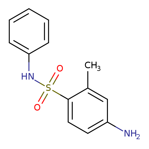 Nc1ccc(c(c1)C)S(=O)(=O)Nc1ccccc1