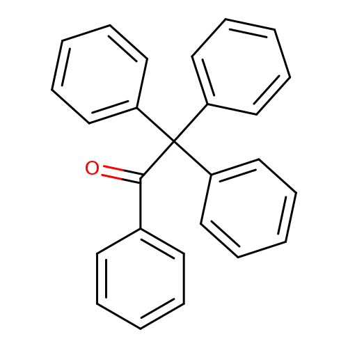 O=C(C(c1ccccc1)(c1ccccc1)c1ccccc1)c1ccccc1