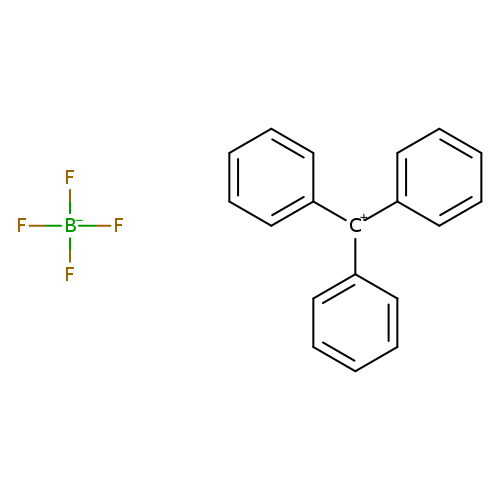 c1ccc(cc1)[C+](c1ccccc1)c1ccccc1.F[B-](F)(F)F