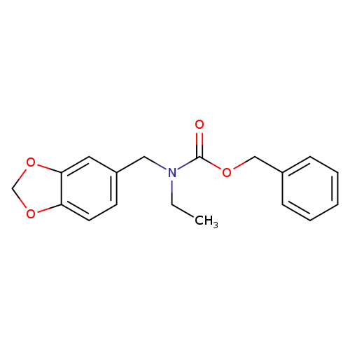CCN(C(=O)OCc1ccccc1)Cc1ccc2c(c1)OCO2