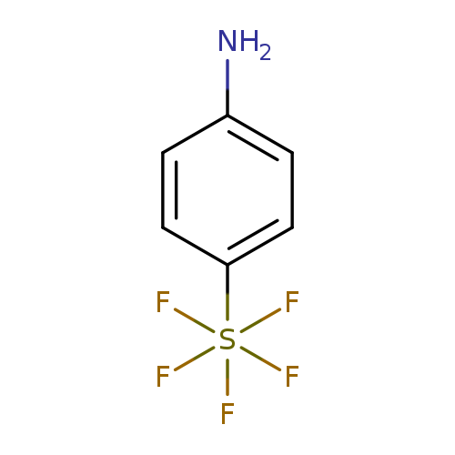 Nc1ccc(cc1)S(F)(F)(F)(F)F