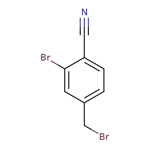 BrCc1ccc(c(c1)Br)C#N