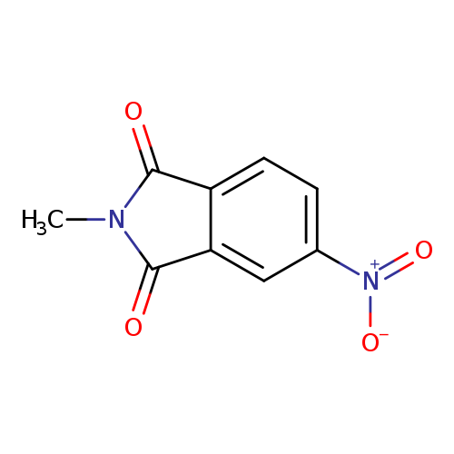 CN1C(=O)c2c(C1=O)cc(cc2)[N+](=O)[O-]