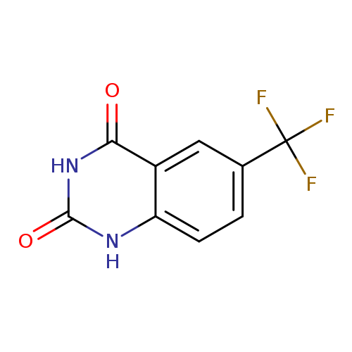 O=c1[nH]c(=O)c2c([nH]1)ccc(c2)C(F)(F)F