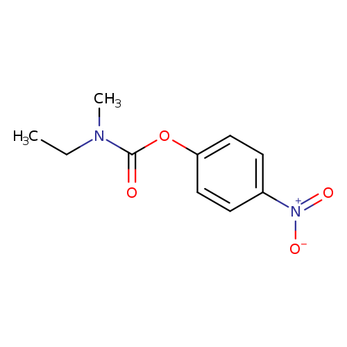 CCN(C(=O)Oc1ccc(cc1)[N+](=O)[O-])C