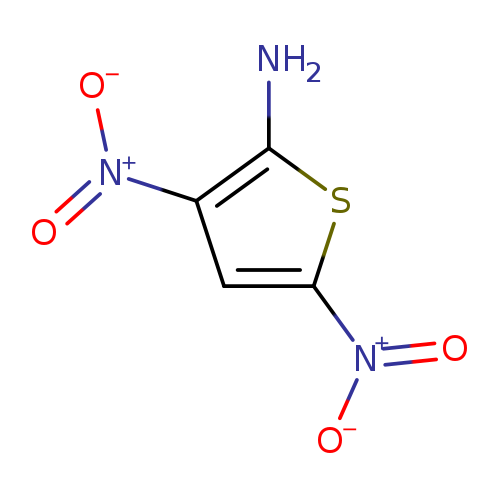 [O-][N+](=O)c1sc(c(c1)[N+](=O)[O-])N