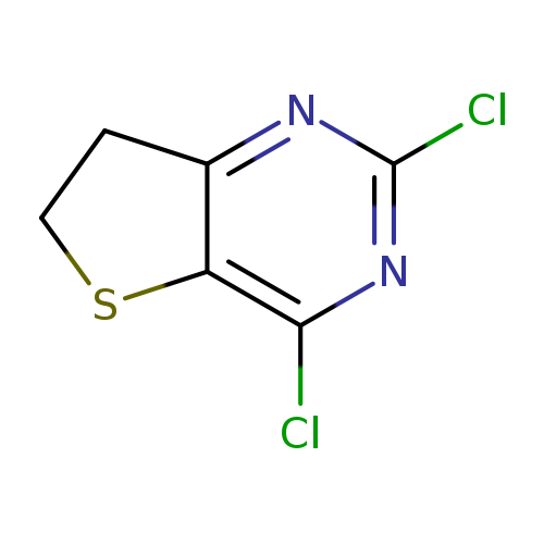 Clc1nc(Cl)c2c(n1)CCS2