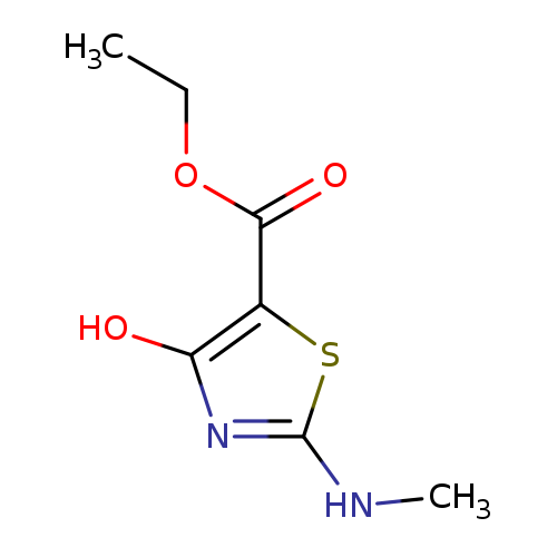 CCOC(=O)c1sc(nc1O)NC
