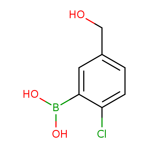 OCc1ccc(c(c1)B(O)O)Cl