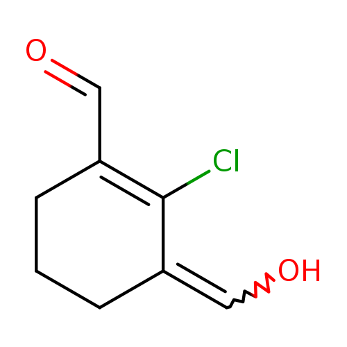 OC=C1CCCC(=C1Cl)C=O