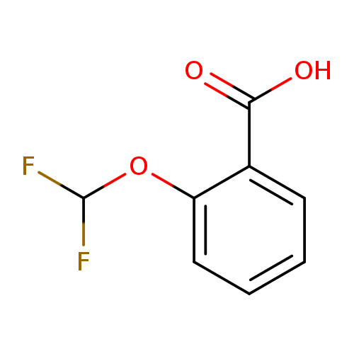 FC(Oc1ccccc1C(=O)O)F