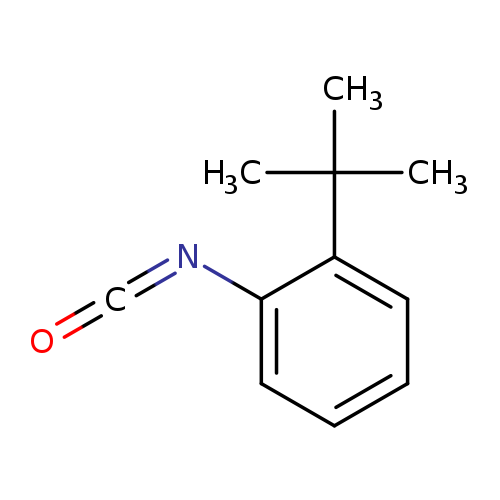 O=C=Nc1ccccc1C(C)(C)C