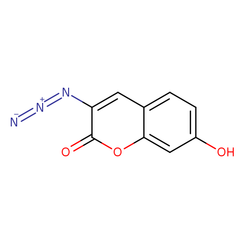 [N-]=[N+]=Nc1cc2ccc(cc2oc1=O)O