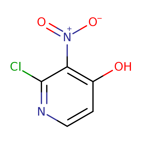 [O-][N+](=O)c1c(O)ccnc1Cl