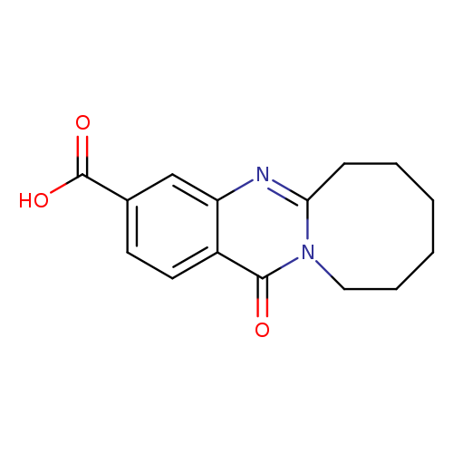 OC(=O)c1ccc2c(c1)nc1n(c2=O)CCCCCC1