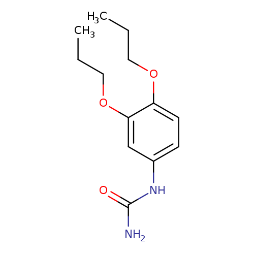 CCCOc1cc(ccc1OCCC)NC(=O)N