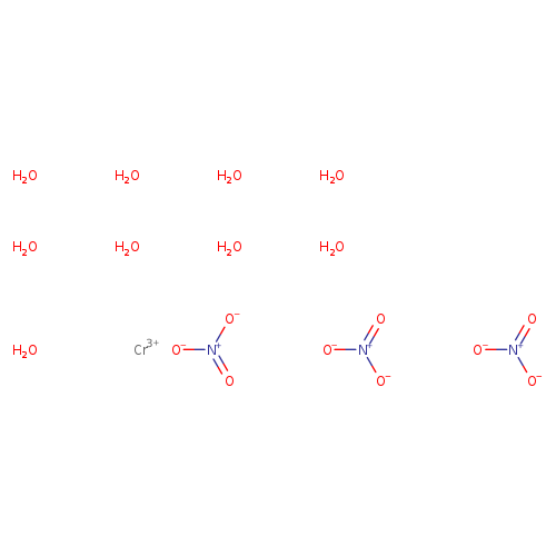 [O-][N+](=O)[O-].[O-][N+](=O)[O-].[O-][N+](=O)[O-].O.O.O.O.O.O.O.O.O.[Cr+3]