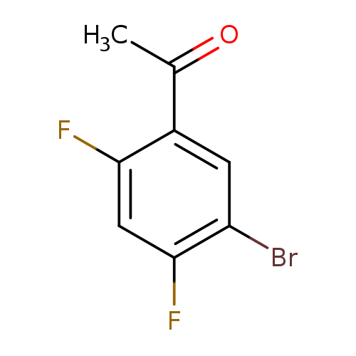 CC(=O)c1cc(Br)c(cc1F)F