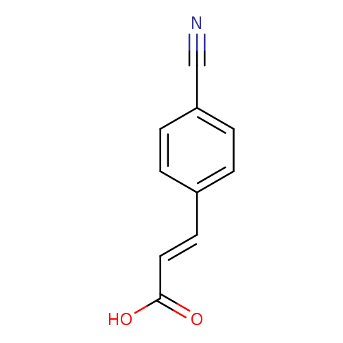 N#Cc1ccc(cc1)/C=C/C(=O)O