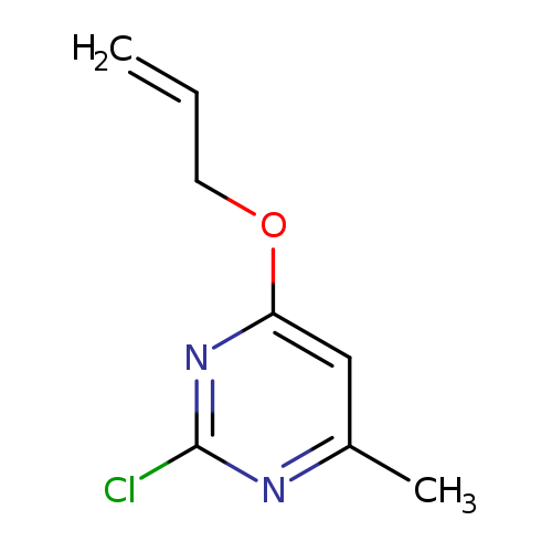 C=CCOc1cc(C)nc(n1)Cl